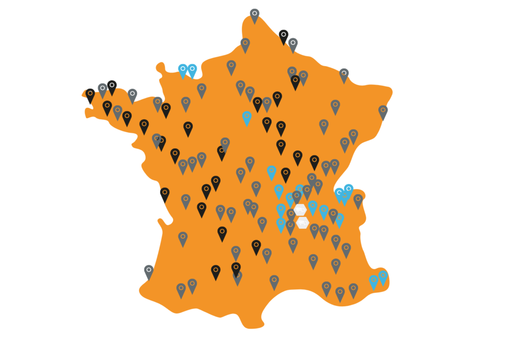 Carte des partenaires Cornut SAS